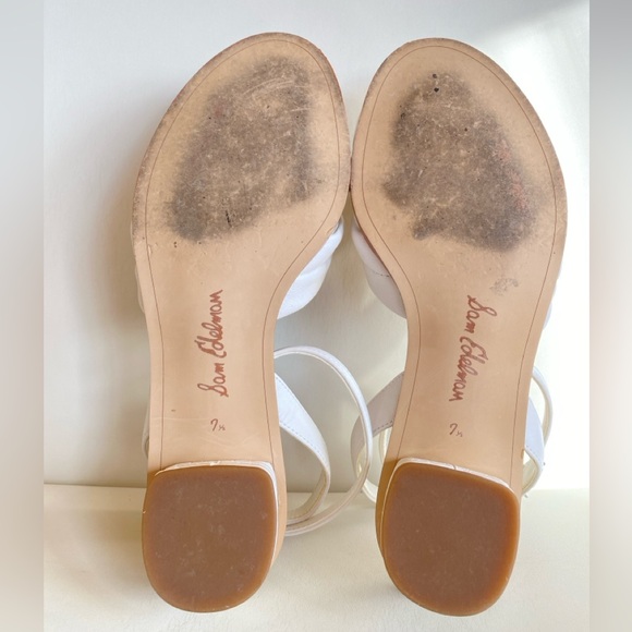 Sam Edelman Ingrid Leather Block Heel Ankle Strap Sandal - Picture 9 of 10